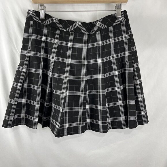 Divided Plaid 90s Y2K Grunge Mini Skirt - Picture 8 of 12